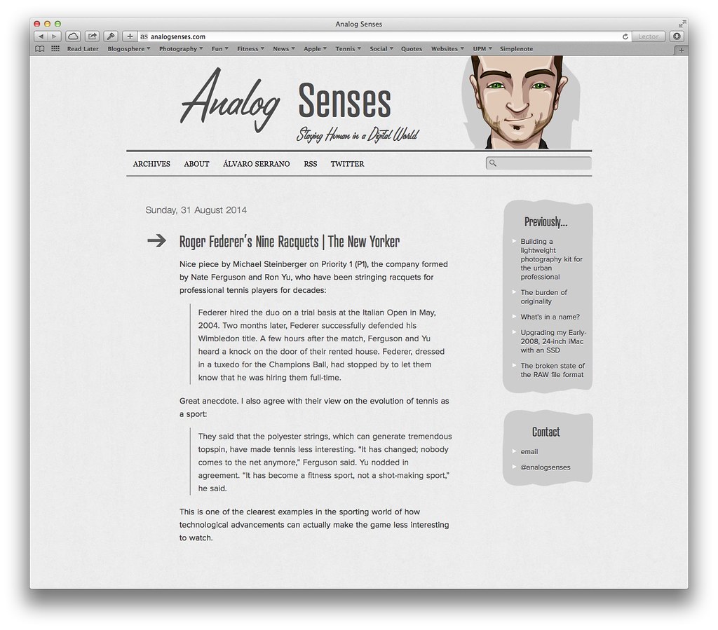 Analog Senses Mac - WordPress by Álvaro Serrano, on Flickr