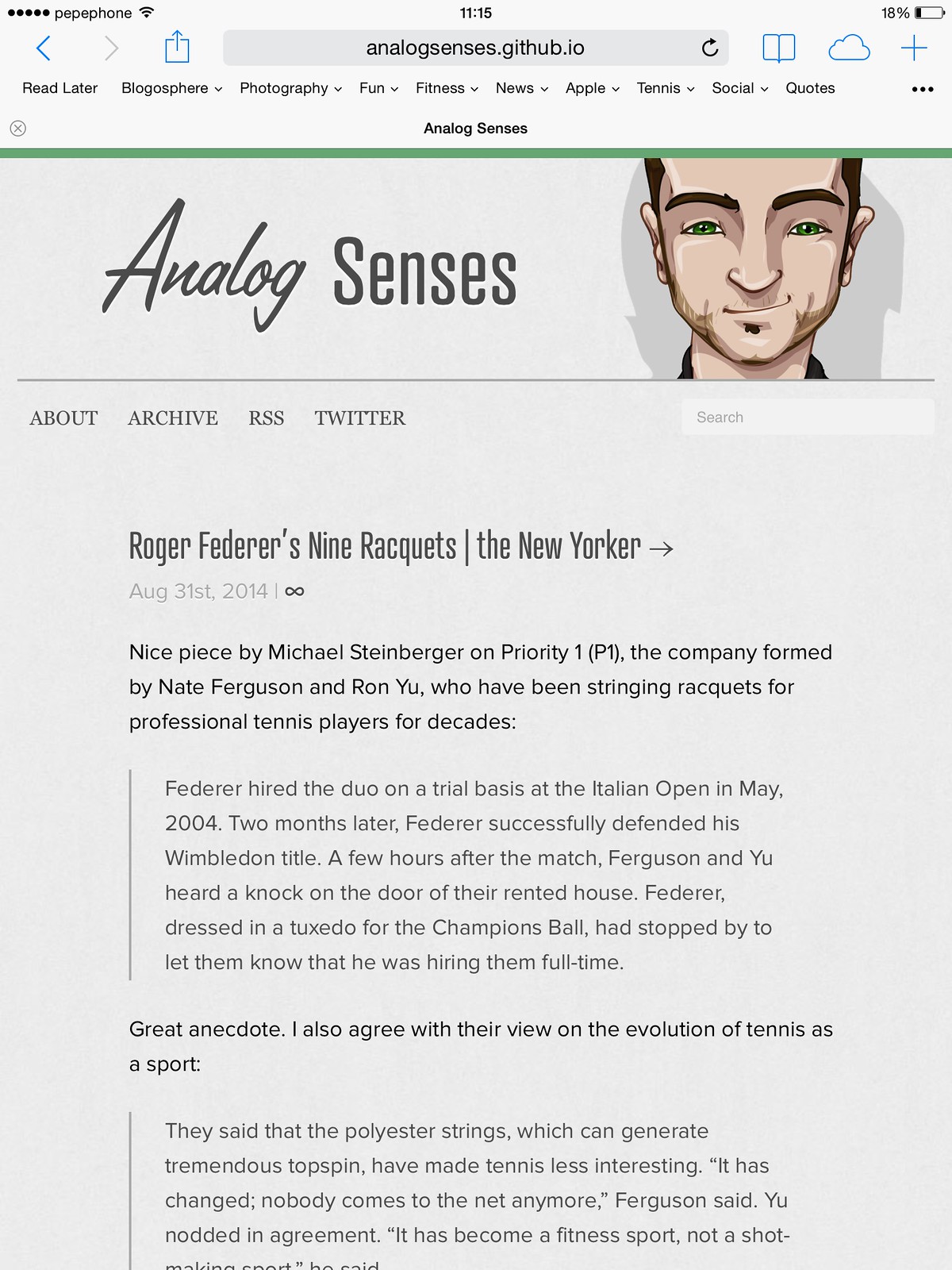 Analog Senses on iPad - WordPress vs. Octopress by Álvaro Serrano, on Flickr